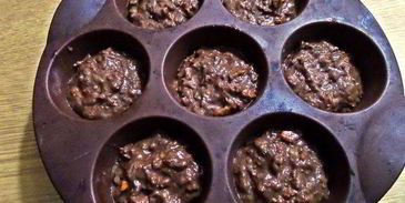 маффины с апельсином и бананом