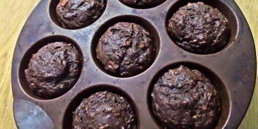 маффины с апельсином и бананом