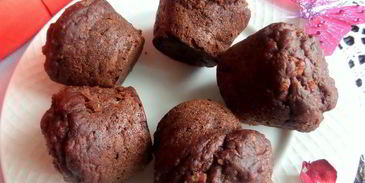 маффины с апельсином и бананом