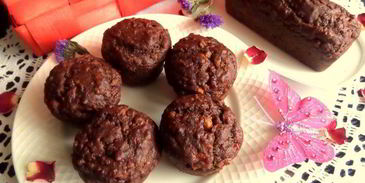 маффины с апельсином и бананом