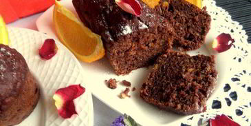 маффины с апельсином и бананом