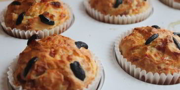 маффины с беконом