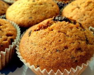 Маффины с черным шоколадом