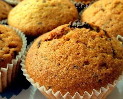 Маффины с черным шоколадом