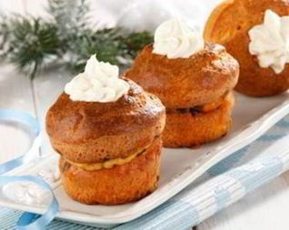 Маффины с фетаксой и грибами