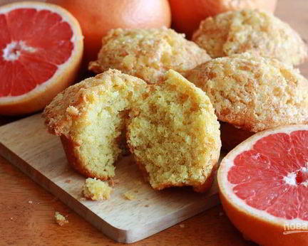 Маффины с грейпфрутом