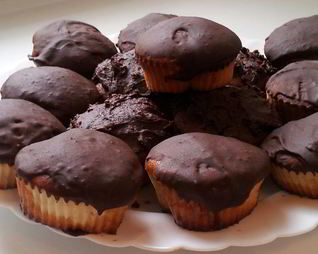 Маффины с конфетами