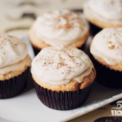 Маффины с корицей и кофейной глазурью