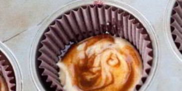 маффины с корицей и кофейной глазурью