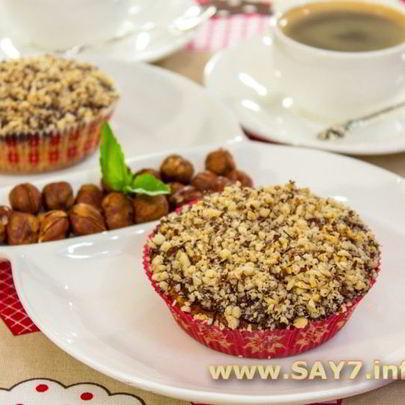 Маффины с курагой, фундуком и морковью