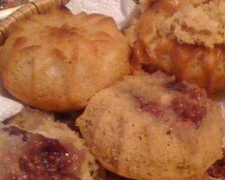 Маффины с малиной