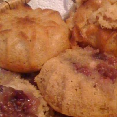 Маффины с малиной