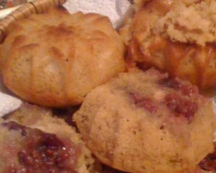 Маффины с малиной