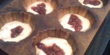 маффины с малиной