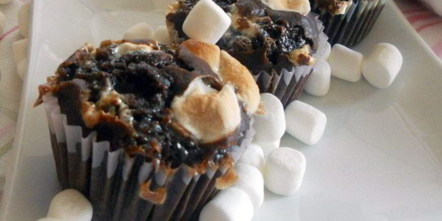 Рецепт маффинов с маршмеллоу