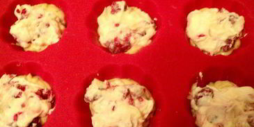 маффины с шоколадом и малиной