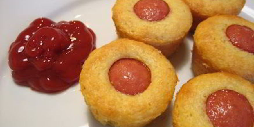 Рецепт маффинов с сосисками