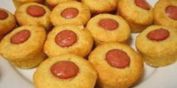 маффины с сосисками