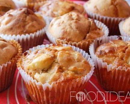 Маффины с яблоками