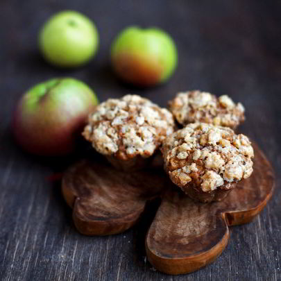 Маффины с яблоком, специями и овсянкой