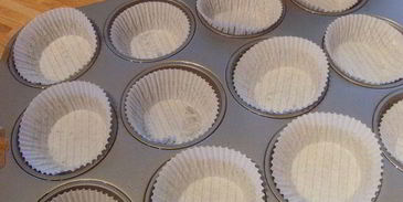 маффины со штрейзелем и ревенем