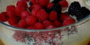 маффины со свежими ягодами