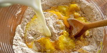 маффины здоровье с цельнозерновой мукой и черникой