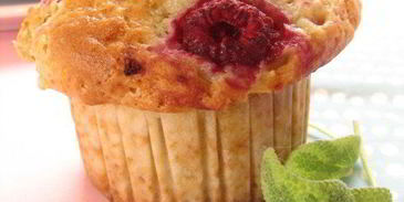 малиновые маффины