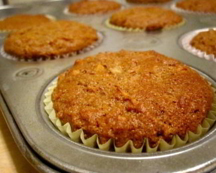 Морковные вегетарианские маффины