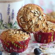 Рецепт Ореховых маффинов с отрубями и семечками