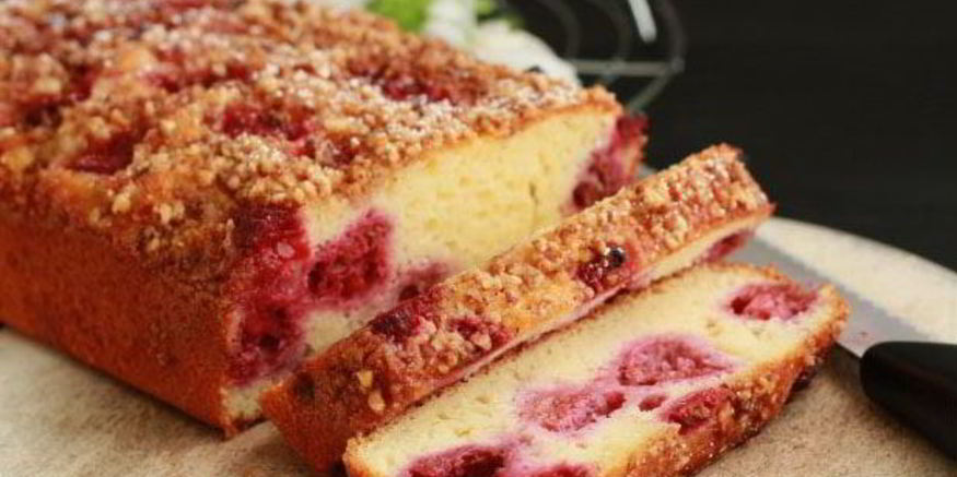 Рецепт малинового манника