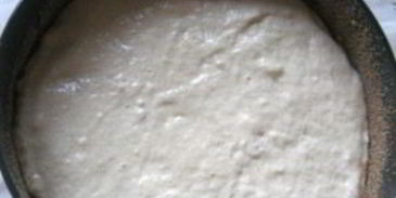 манник на кефире без яиц