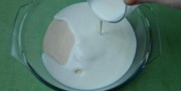 манник на кефире простой