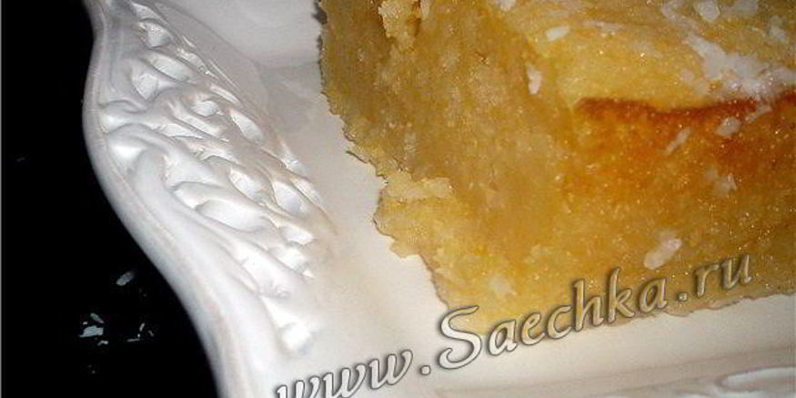 Рецепт манника на ряженке с тыквой