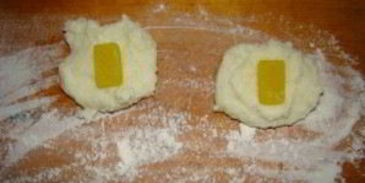 манник на сковороде