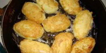 манник на сковороде