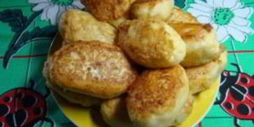 манник на сковороде