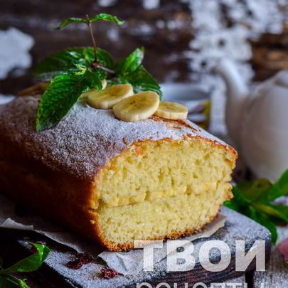 Манник с бананами