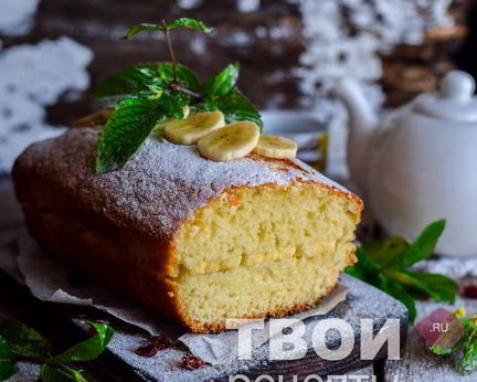 Манник с бананами