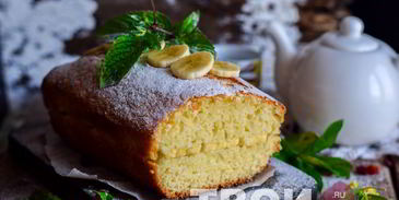 манник с бананами