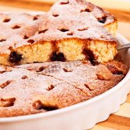 Рецепт Манника с вишней на кефире