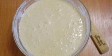 манник с яблоками на кефире