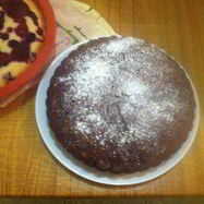 Рецепт Манника шоколадного с халвой