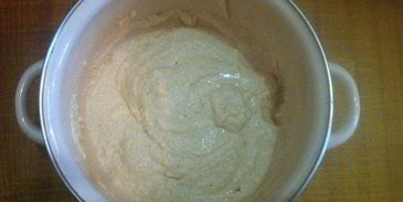 манник шоколадный с халвой