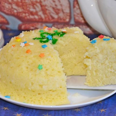 Манник в микроволновке на кефире быстро и вкусно