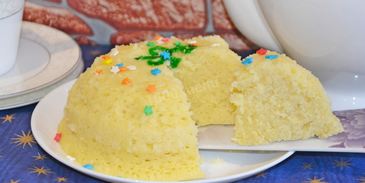 манник в микроволновке на кефире быстро и вкусно