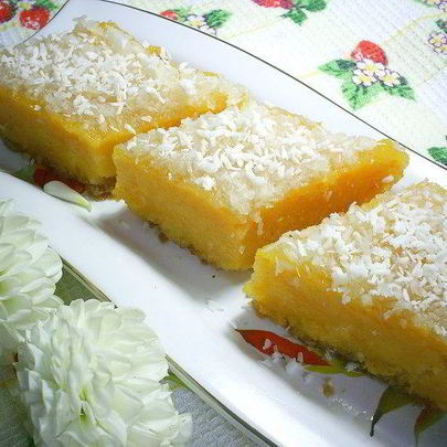 Нежный и сочный тыквенный манник