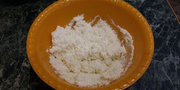 пирог манник с творогом и черносливом