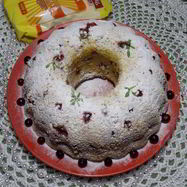 Рецепт Творожного манника с клюквой