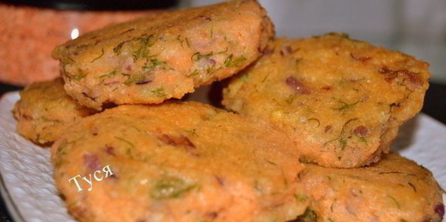 Рецепт чечевичных оладий